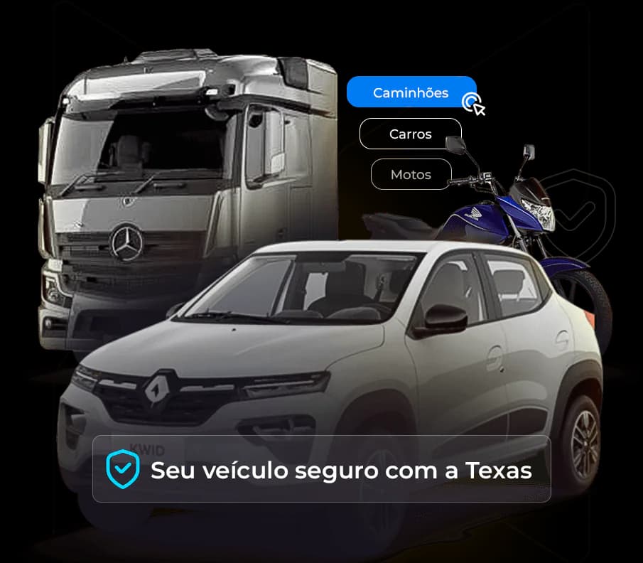Veículo protegido pelo seguro auto da Texas Seguros